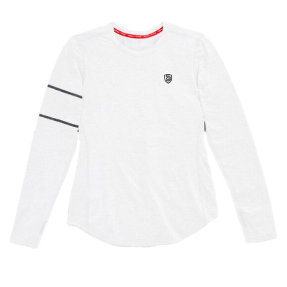 Women's Longsleeve Workout Top (White) - Picture 1 of 1